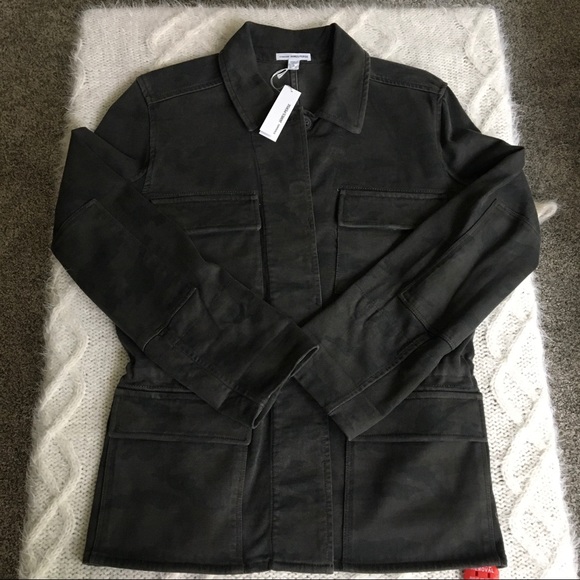 James Perse Camouflage Print Military Jacket - Picture 7 of 15